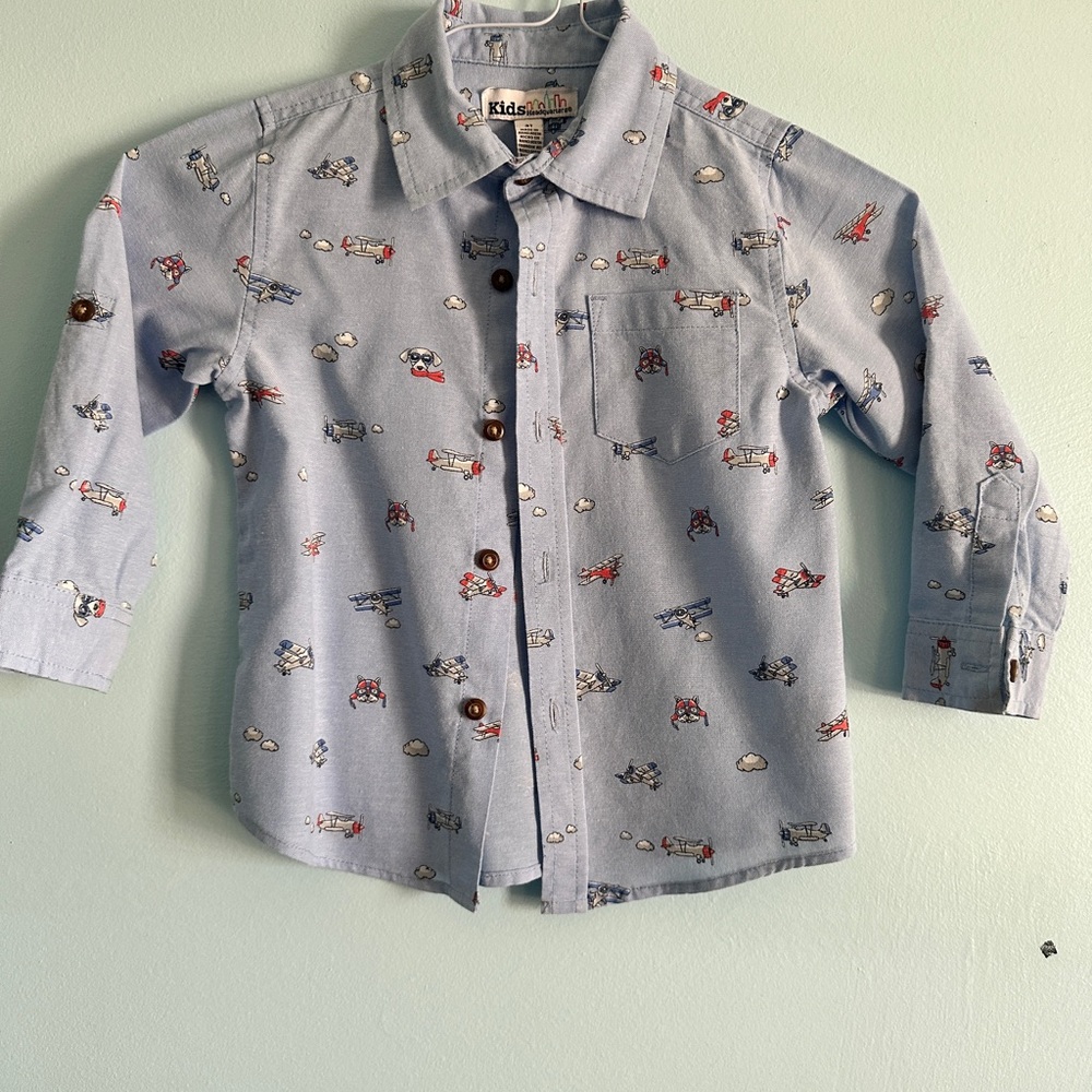 Kids Headquarters Light Blue Long Sleeve Shirt